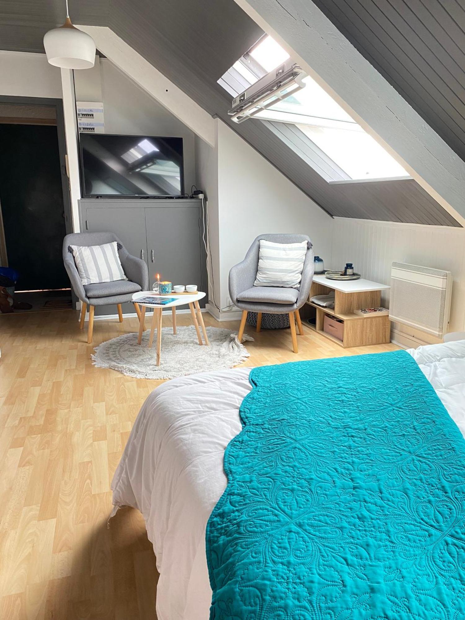 Agreable Cocon Sous Les Toits - Parking - Wifi Διαμέρισμα Pleneuf-Val-Andre Εξωτερικό φωτογραφία